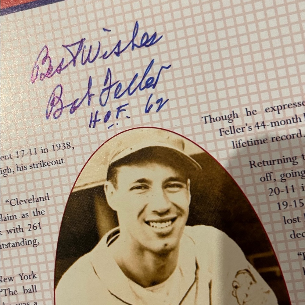 🎯AUTOGRAPHED Indians Baseball Hardcover 100 Years of Memories Limited Edition - Picture 11 of 16